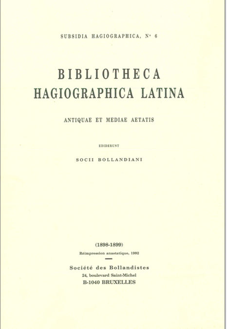 Bibliotheca hagiographica latina (BHL)